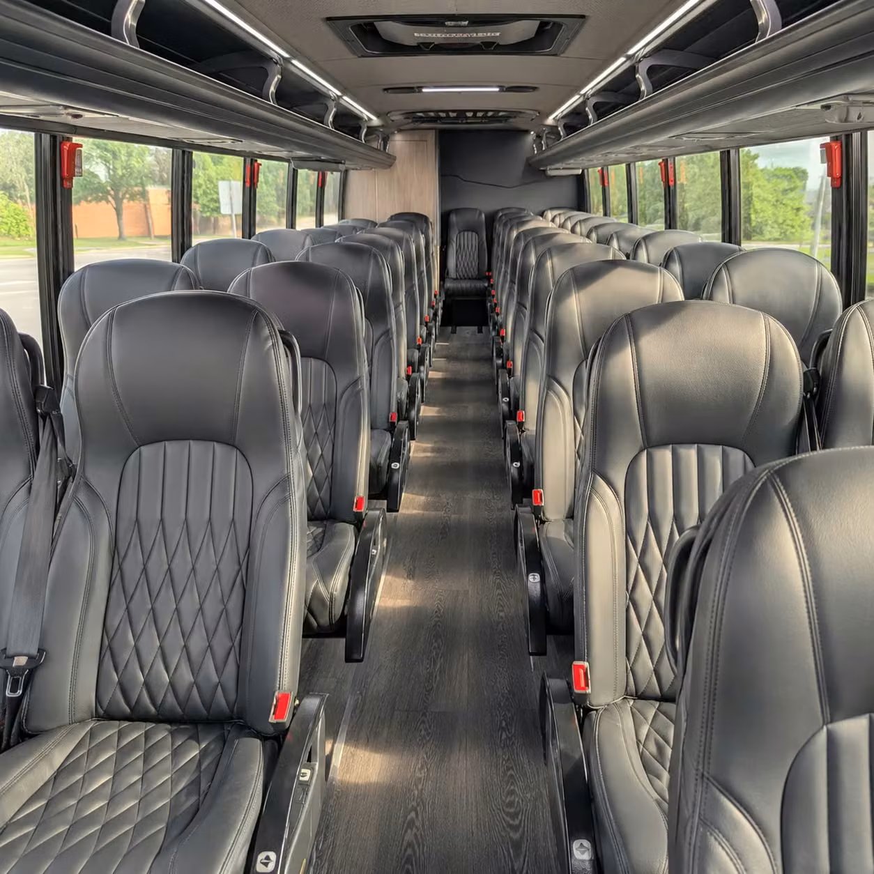 28 passenger minibus inside