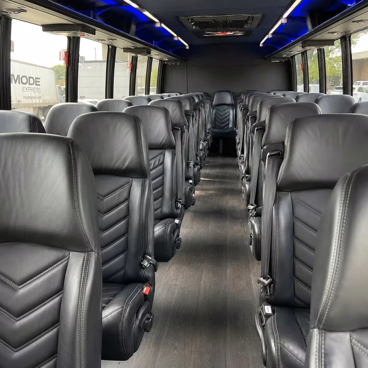 30 passenger minibus inside