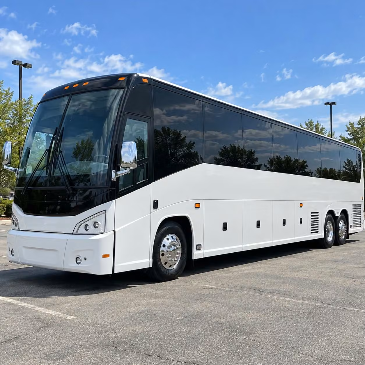 charter buses for large stockton prom groups and school organized transportation