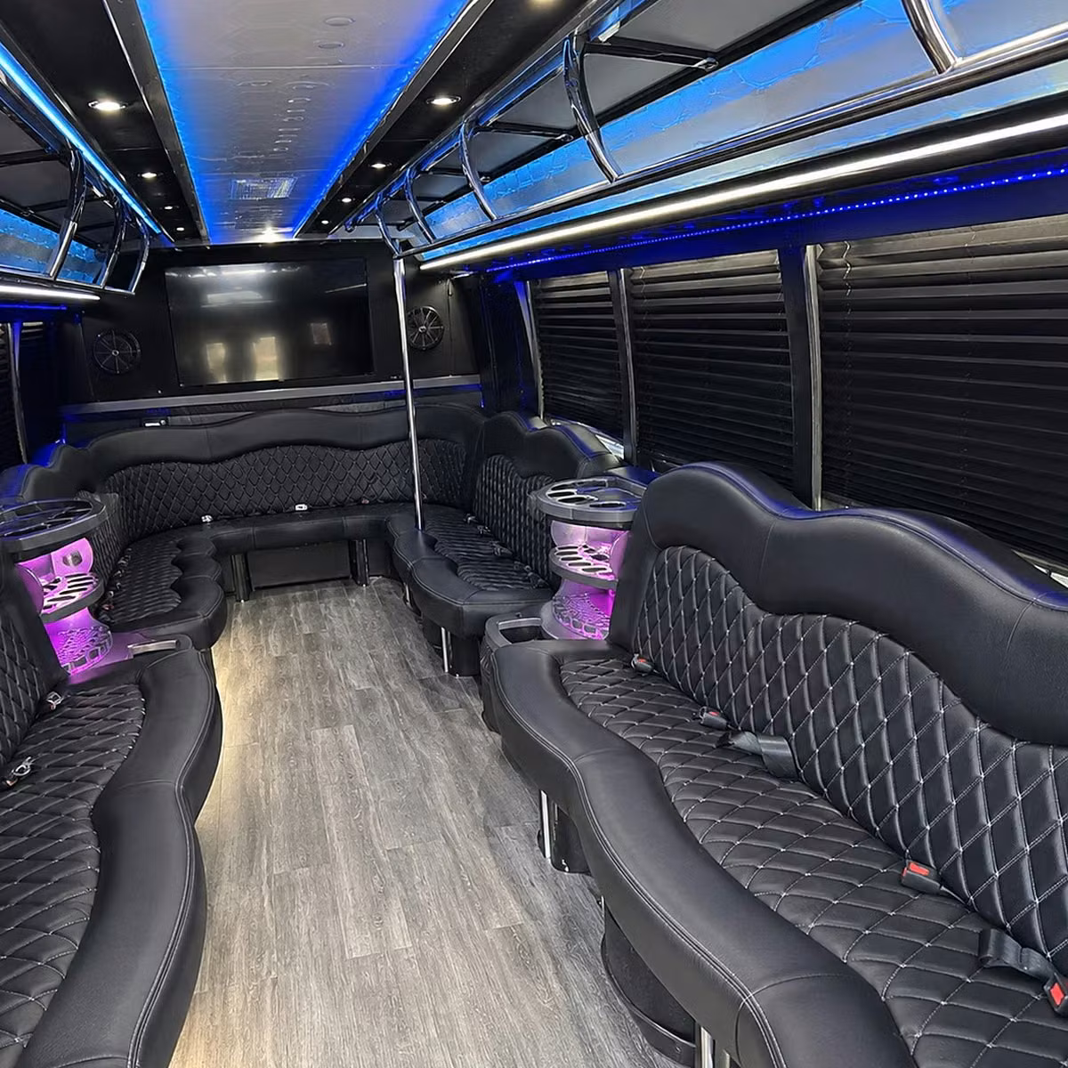 your bridal party deserves a party bus not a cramped rideshare caravan through stockton